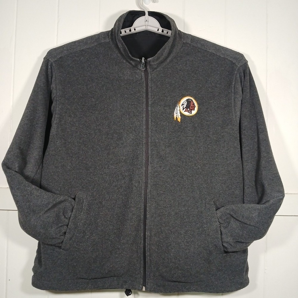 VTG 90s Washington Redskins REVERSIBLE NFL Jacket G-III Carl Banks Men's Large - Picture 5 of 16